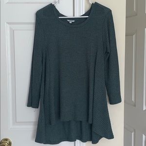 Waffle knit top